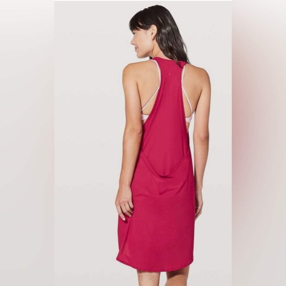 Lululemon Rejuvenate Pink Sleeveless Dress - Picture 2 of 5